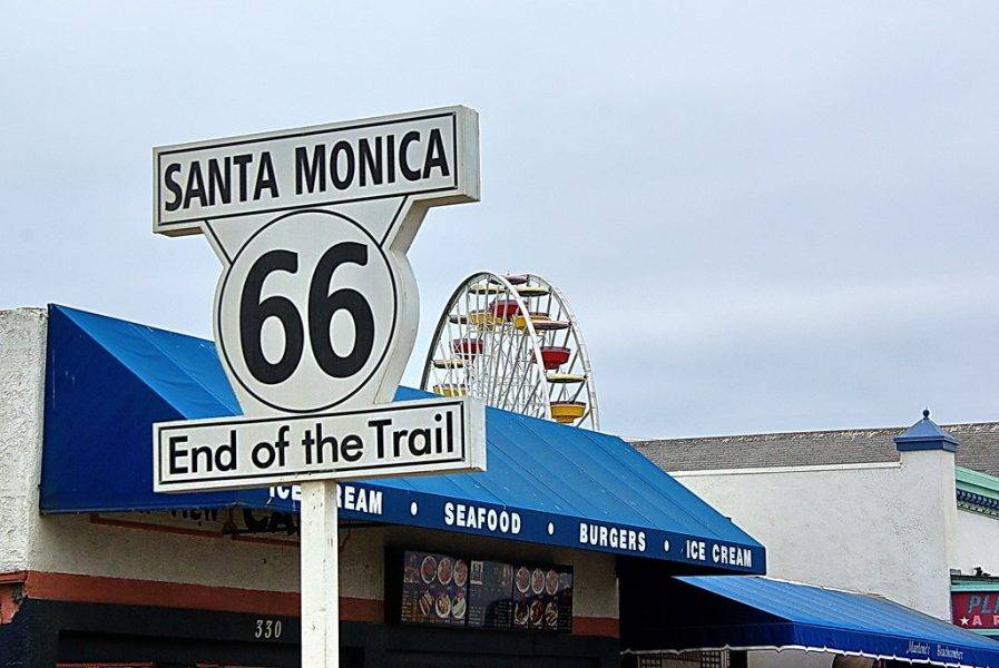 Route 66 - End of the Trail - Santa Monica Pier