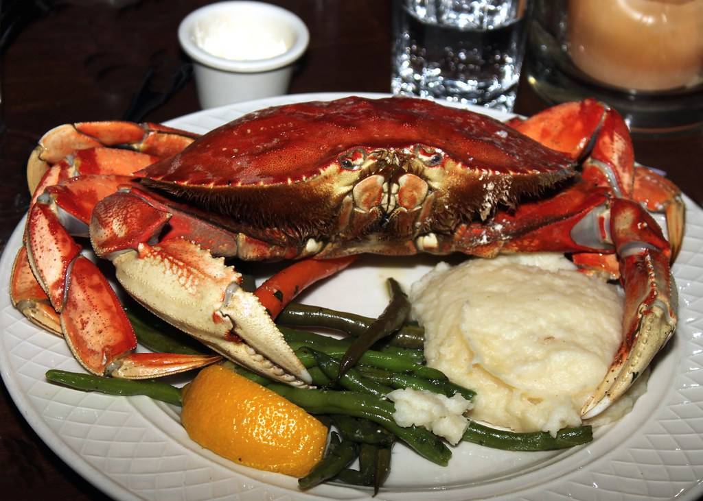Baked Whole Dungeness Crab